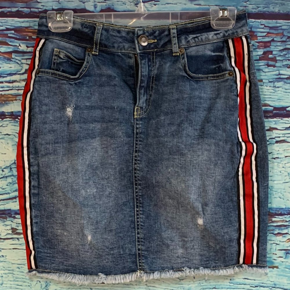 George Denim Mini Skirt